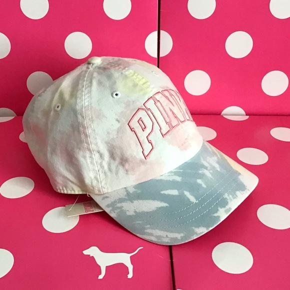 PINK VS Tie Dye Cap/ Hat New With Tag RARE main image 6
